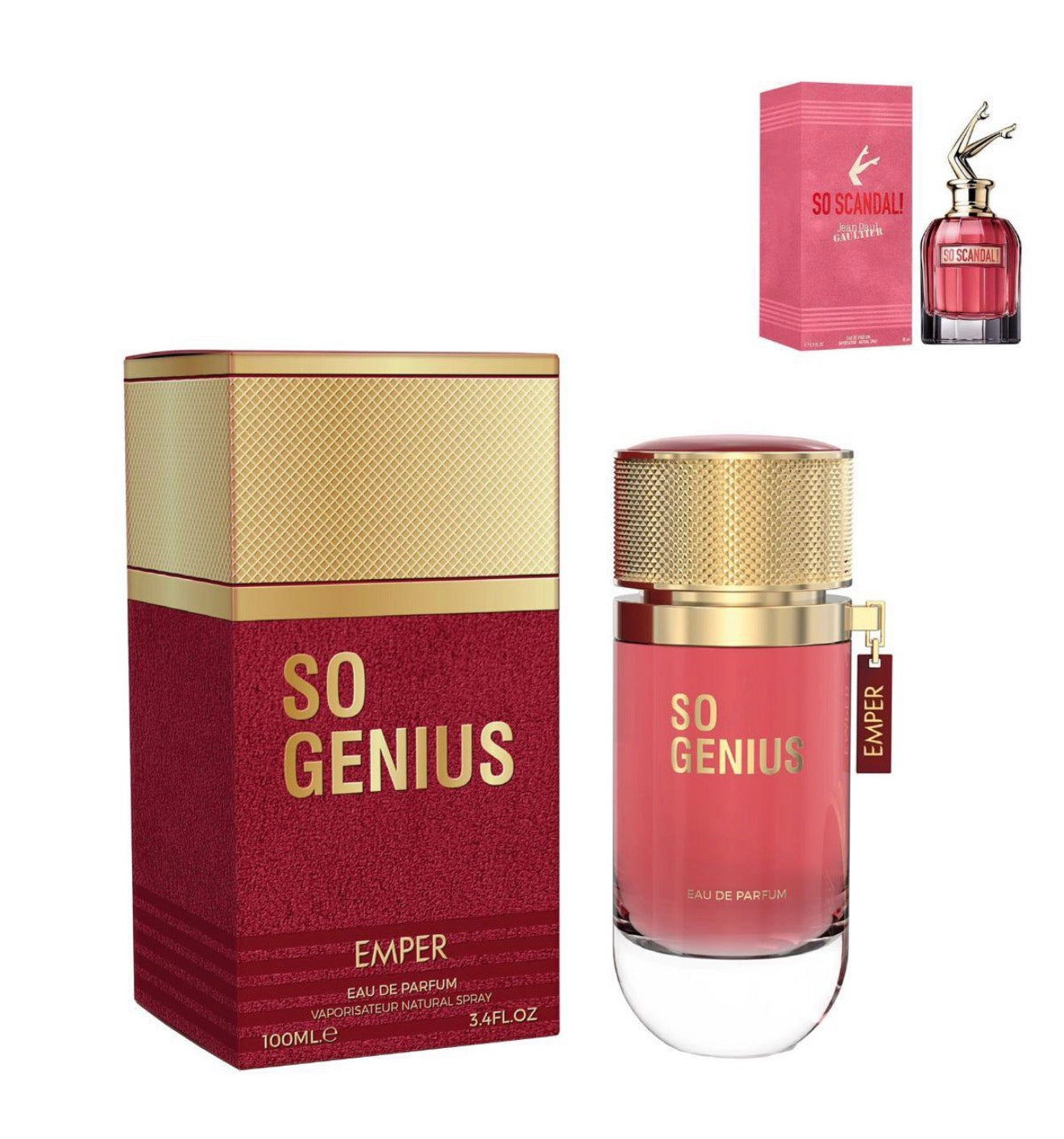 SO Genius by Emper Eau de Parfum 3.4 Oz